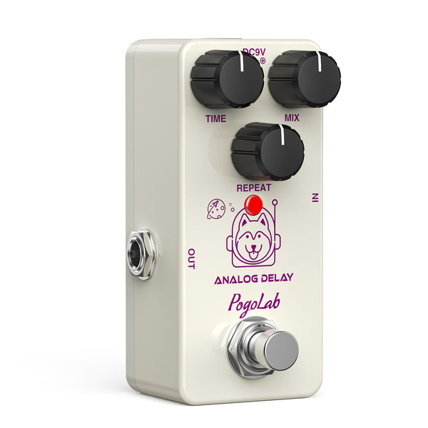 POGOLAB Guitar Nalog Delay Effect Pedal True Bypass Aluminum Alloy for Electric Guitar - LEKATO-Best Music Gears And Pro Audio