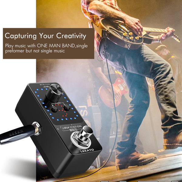 Don't Just Play Music, Create a Symphony: Discover the Revolutionary LEKATO Electric Guitar Bass Looper!