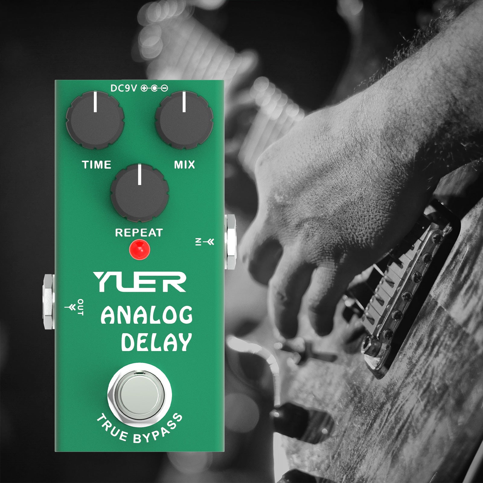 YUER RF-03 Electric Guitar Pedal Crunch Distortion