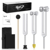 POGOLAB TF-01 Tuning Forks for Healing Set(128Hz, 256Hz, 512Hz)Sound Therapy Instrument