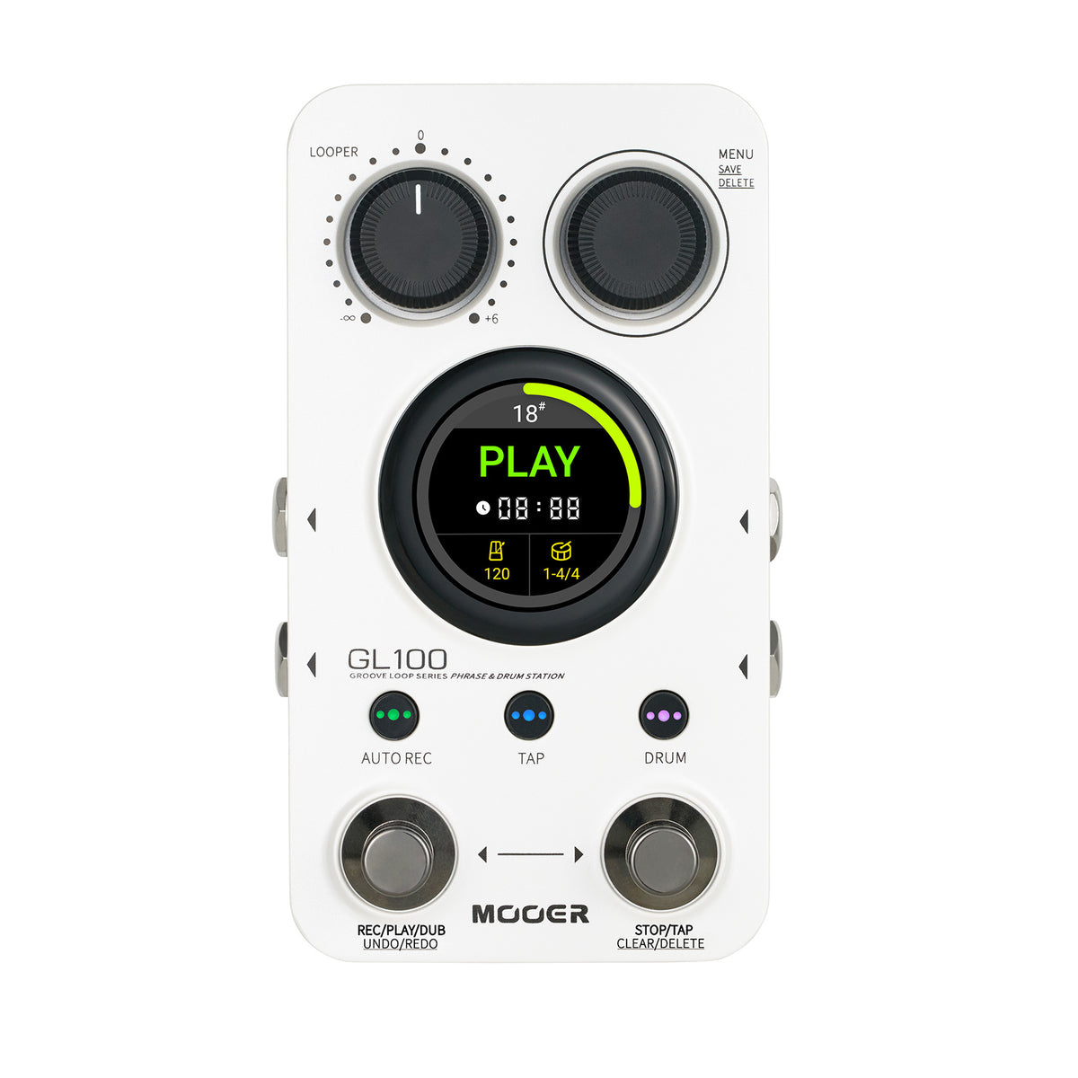 MOOER GL100 Looper Drum Machine Guitar Effects Pedal