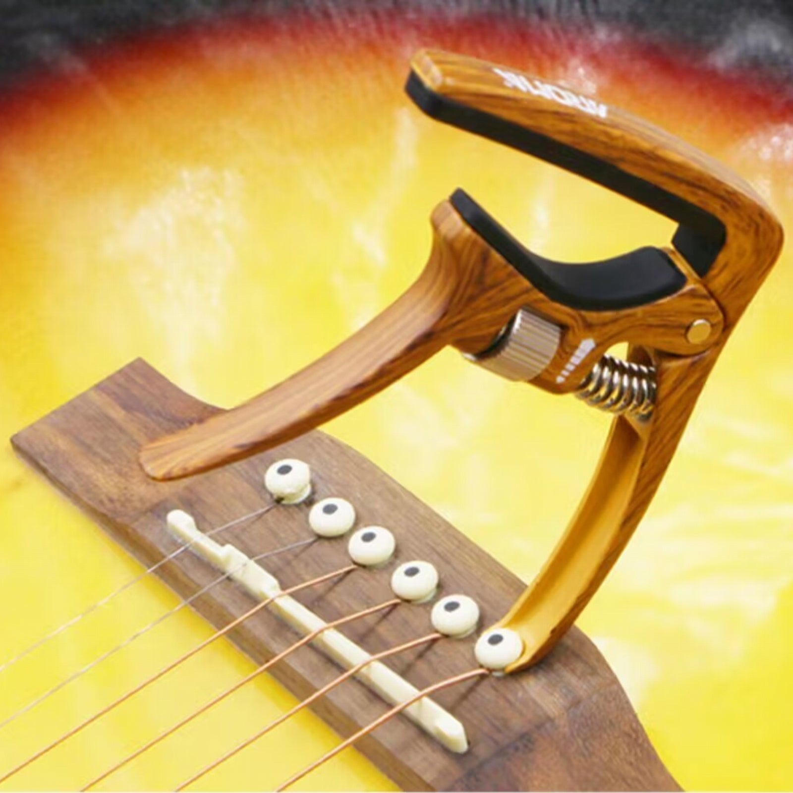 AROMA AC-30 Guitar Capo Pressure Tension Adjustable Guitar Accessories