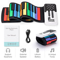 POGOLAB 49 Key Roll Up Electric Foldable Portable Keyboard Piano Gift