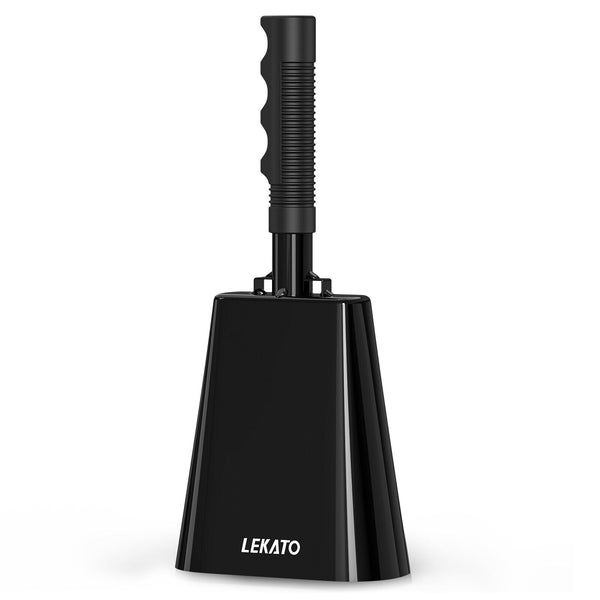 2pcs LEKATO 8“ Steel Cowbell Cheering Bell for Sports Event Super