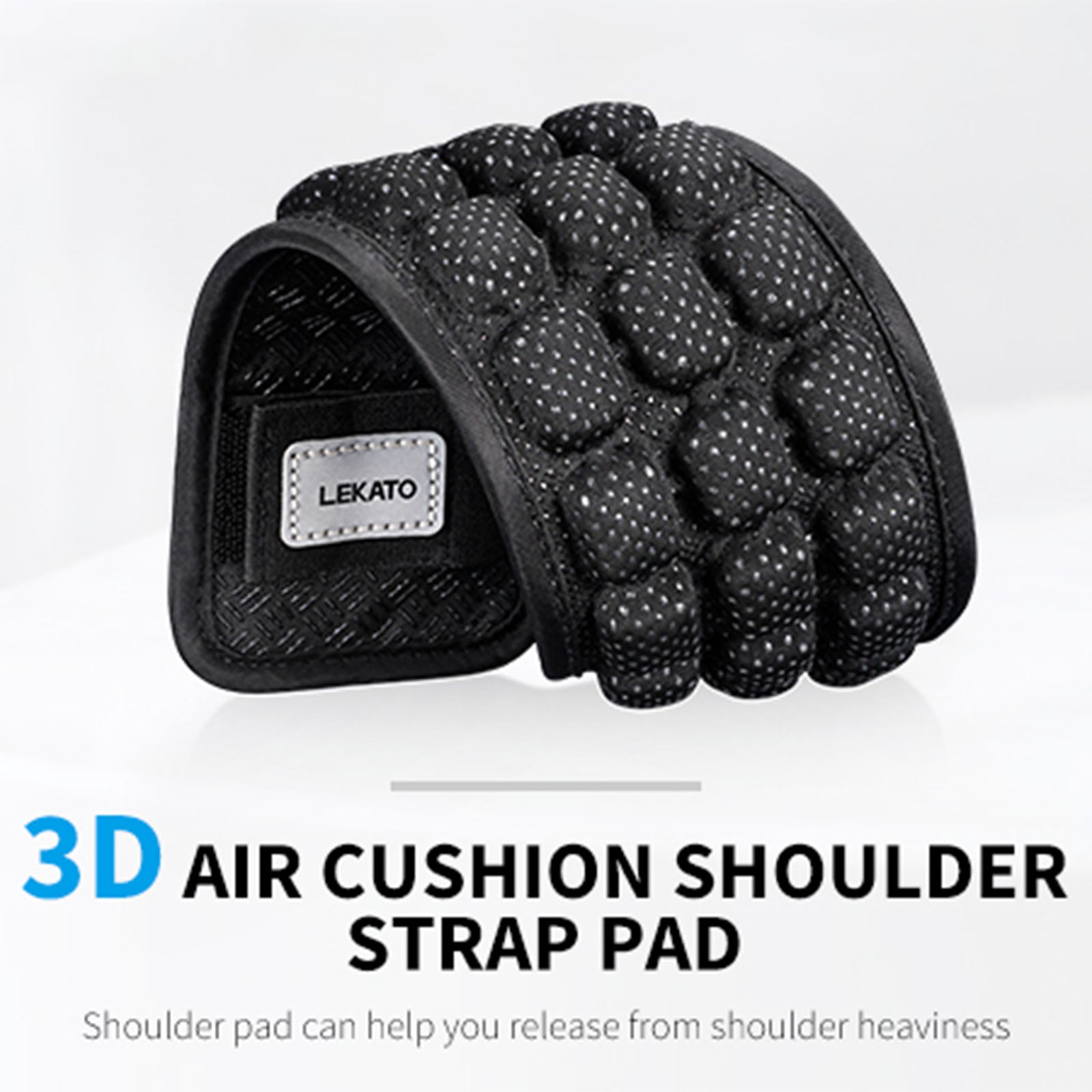 LEKATO JD-3 Strap Pad 3D Air Bag Inflatable Pressure Reduction Shoulder