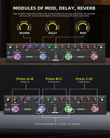 LEKATO Tank-G Guitar Effect Processor Pedal