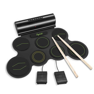 LEKATO Percussion Sample Pad, Electric Drum Pad with 9 Velocity-Sensitive  Drum Pad, 600+ Sounds, Electronic Drum Set Pad Multipad with MIDI out, USB