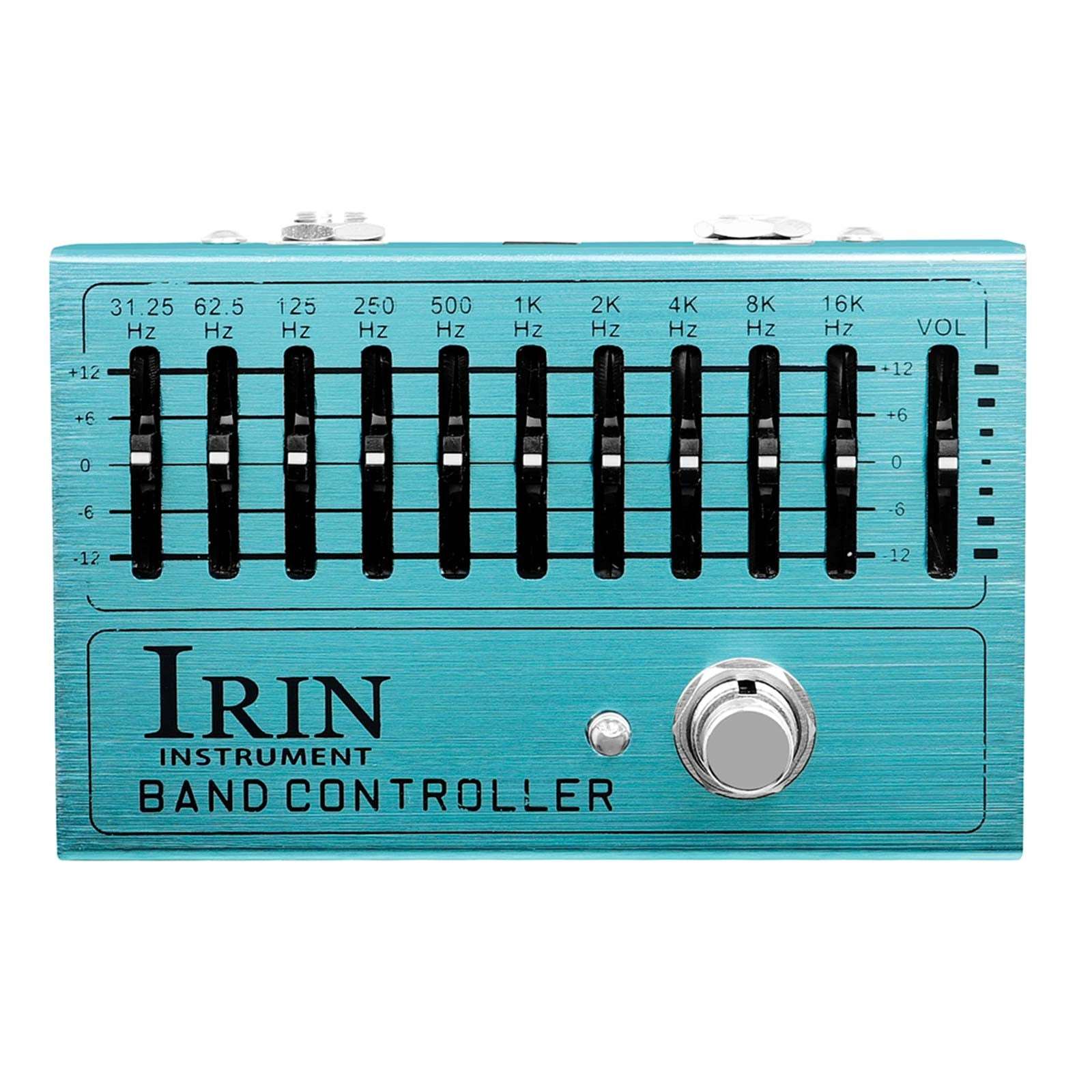 i-pedal IRIN 10 Band EQ Effects Processor Volume Control Mini Guitar Effect Pe – LEKATO