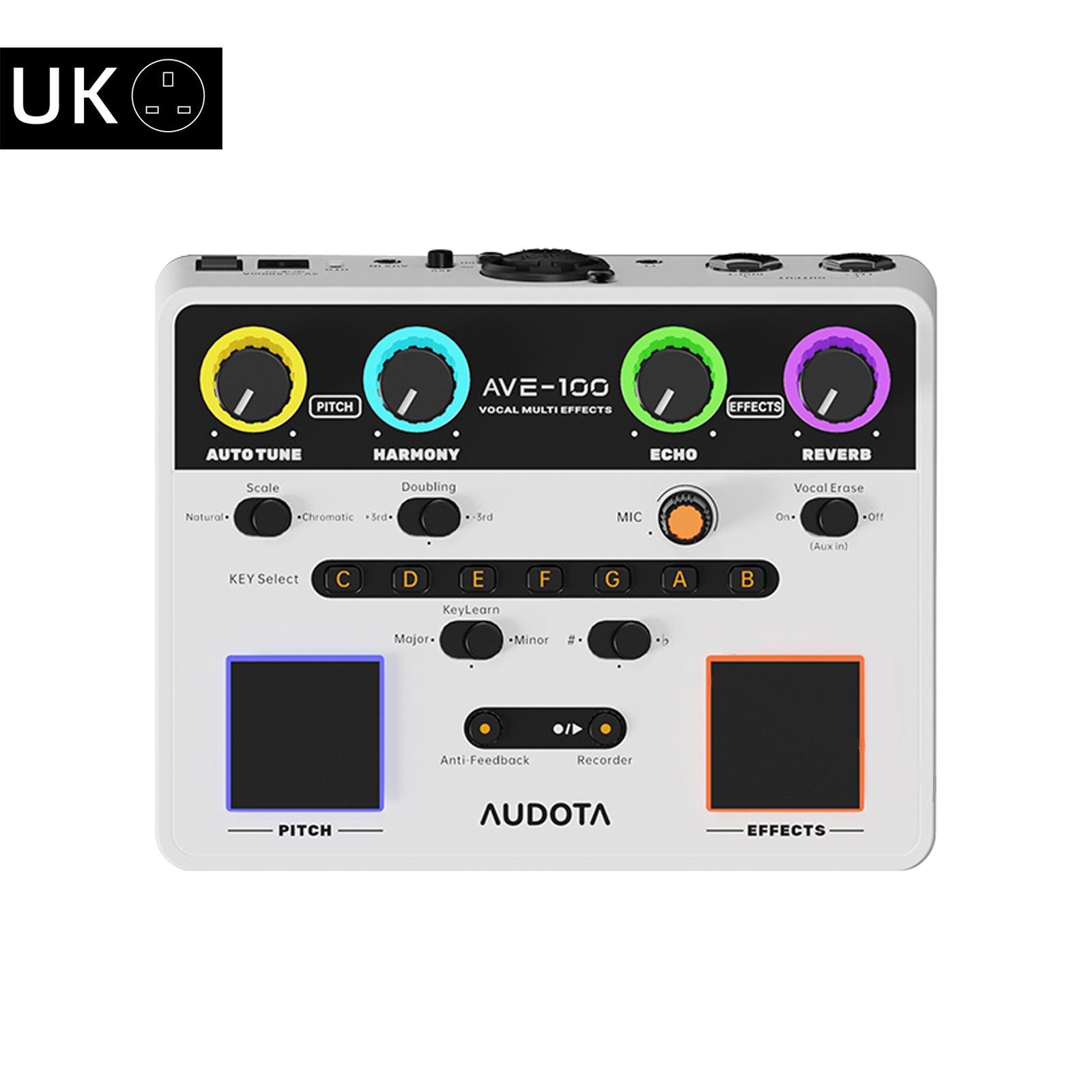 AUDOTA AME-100 Vocal Multi-effects Processor Pedal