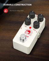 POGOLAB Guitar Effect Pedal Distortion True Bypass for Electric Guitar Bass - LEKATO-Best Music Gears And Pro Audio