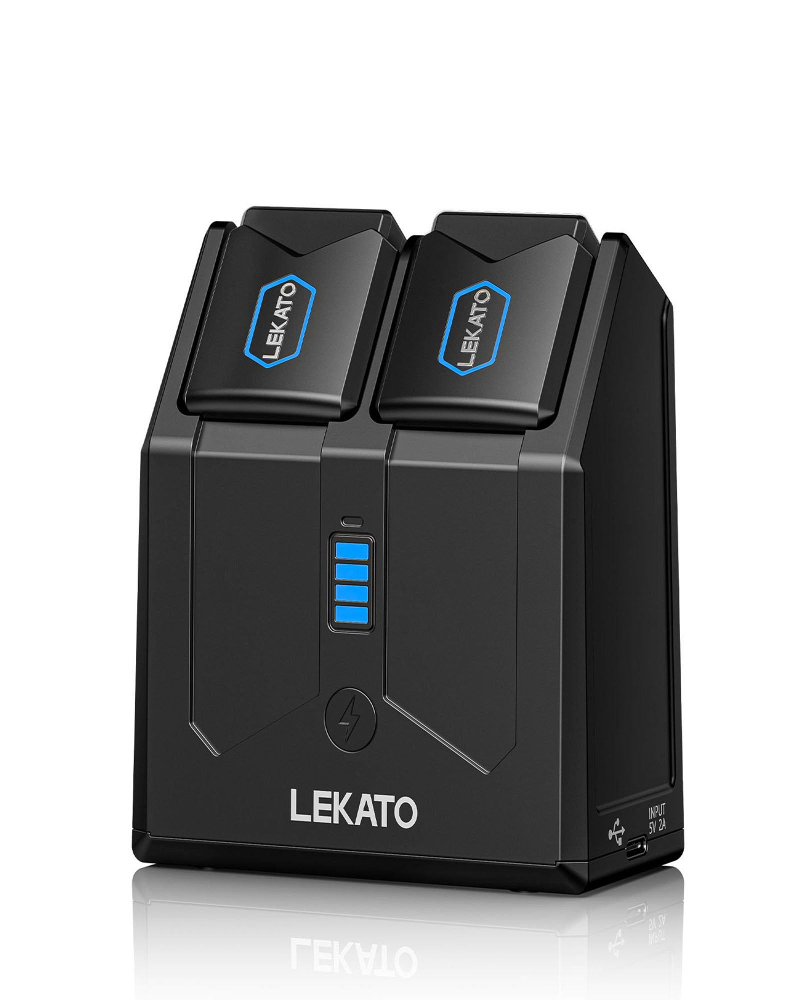 LEKATO JW-06 5.8GHz Wireless Guitar System with Charging Box