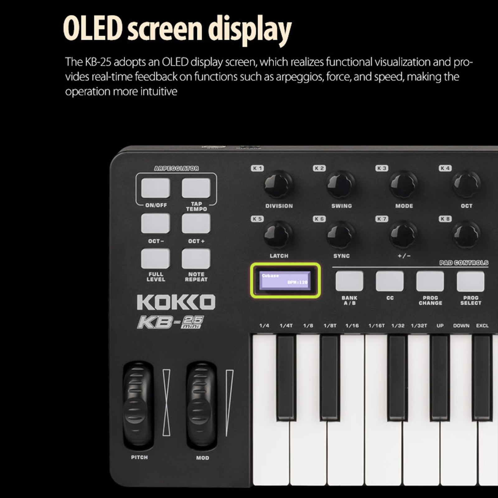 KOKKO KB-25 MIDI Keyboard Controller MINI Mixer – LEKATO - Buy Musical ...