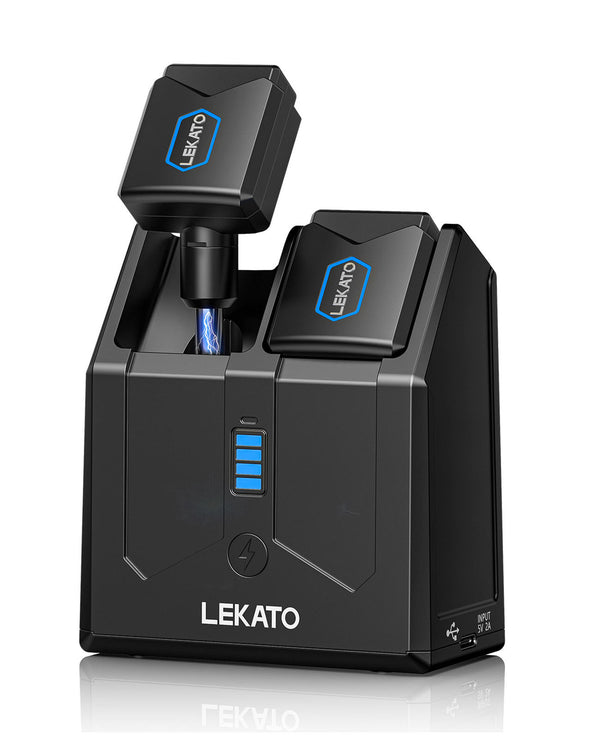 LEKATO JW-06 Wireless Guitar System with Charging Box 5.8GHz Audio（$10 OFF）