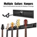 5 Guitar Wall Rack Mount with Strong Guitar Hangers for Electric Acoustic Guitar - LEKATO-Best Music Gears And Pro Audio