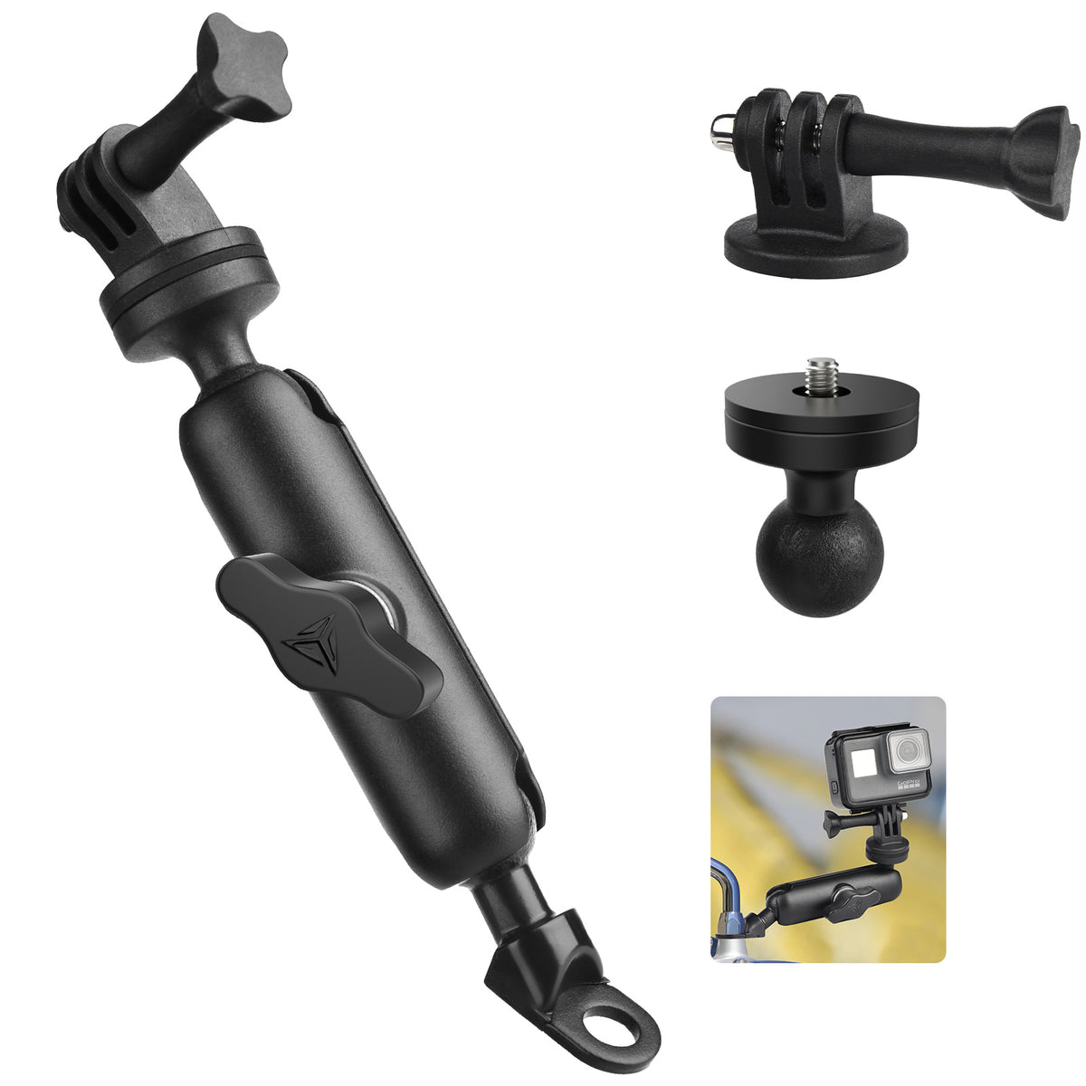 CAMOLO camera motorcycle mount handlebar bracket bikes Rearview Mirror Bike