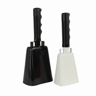Buy white-black-2pcs LEKATO 10" Cow Bell Cowbell For Football Games Party Concert Graduations School