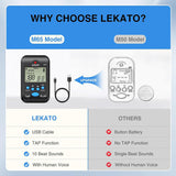 LEKATO Digital Rechargeable LCD Electronic Metronome w/ Timer Human Voice 10 Beat Sounds - LEKATO-Best Music Gears And Pro Audio