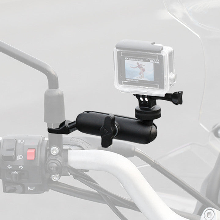 CAMOLO camera motorcycle mount handlebar bracket for bikes Rearview Mirror Bike(Only available in Germany)