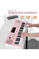 POGOLAB K140 49 Keys Mini Keyboard Piano 300 Rhythm