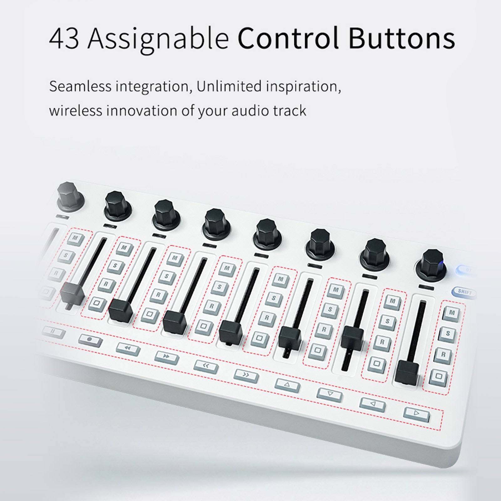 M-VAVE SMC-Mixer Wireless MIDI Controller Mixing Console