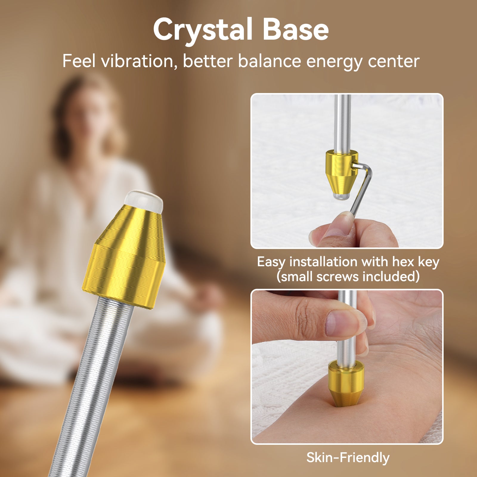 POGOLAB TF-01 Tuning Forks for Healing Set(128Hz, 256Hz, 512Hz)Sound Therapy Instrument