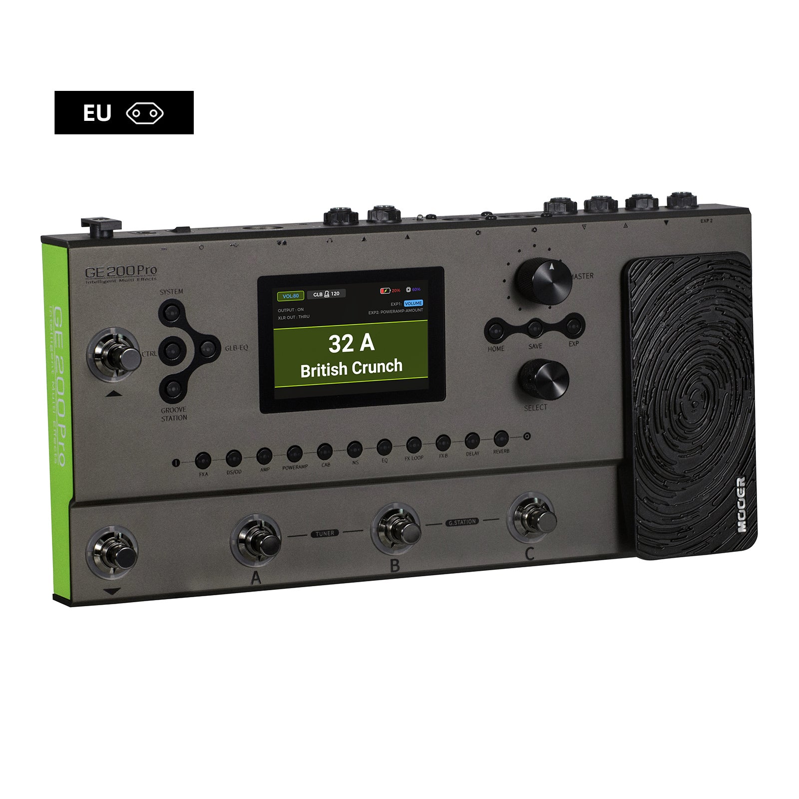 MOOER GE200 Pro Li/GE200 Pro Guitar Multi-Effects Pedal