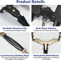 POGOLAB Saxophone Shoulder Strap Double Shoulder Leather Adjustable Saxophone Strap - LEKATO-Best Music Gears And Pro Audio