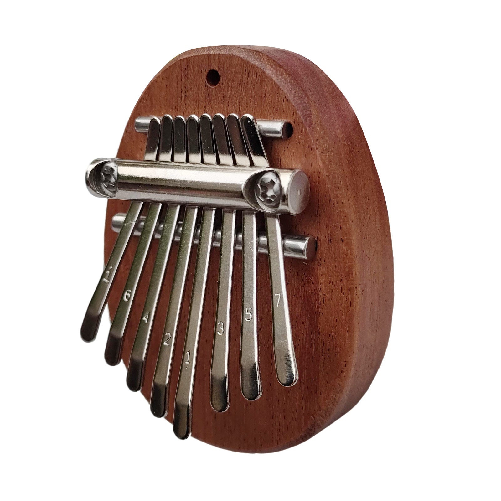 LEKATO Kalimba-Daumenklavier aus Holz mit 17 Tasten, Sonnenblume