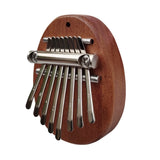 LEKATO Kalimba-Daumenklavier aus Holz mit 17 Tasten, Sonnenblume