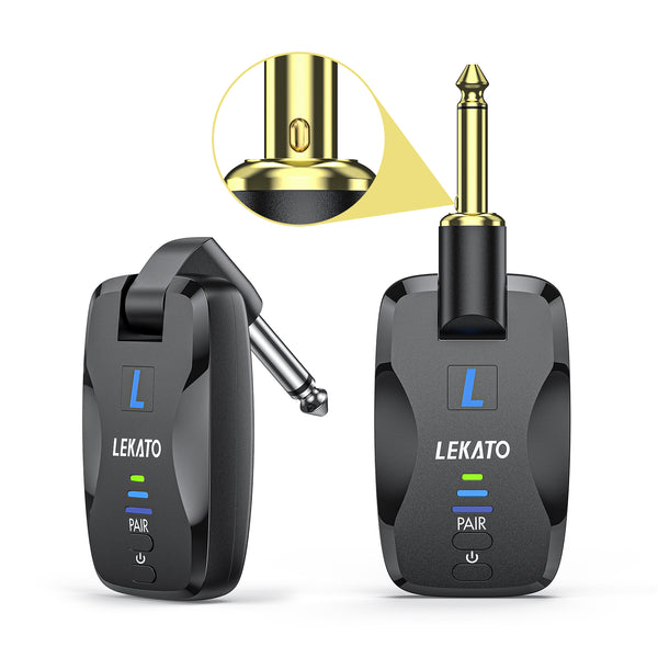 LEKATO 2.4G Rechargeable Wireless  System Electric Guitar Bass Transmitter Receiver - LEKATO-Best Music Gears And Pro Audio
