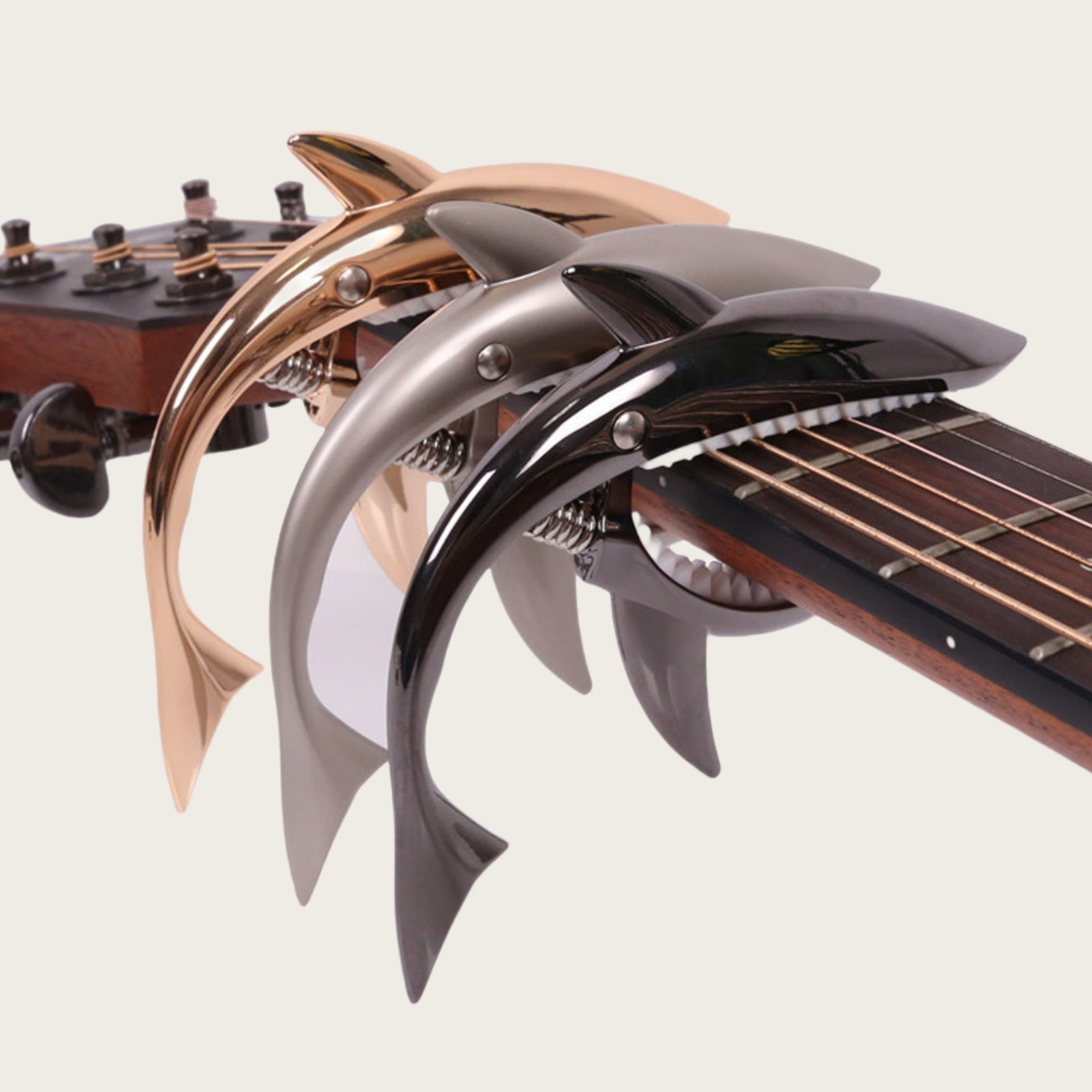M-3 Shark Guitar Capo Zinc Alloy Practice Tools
