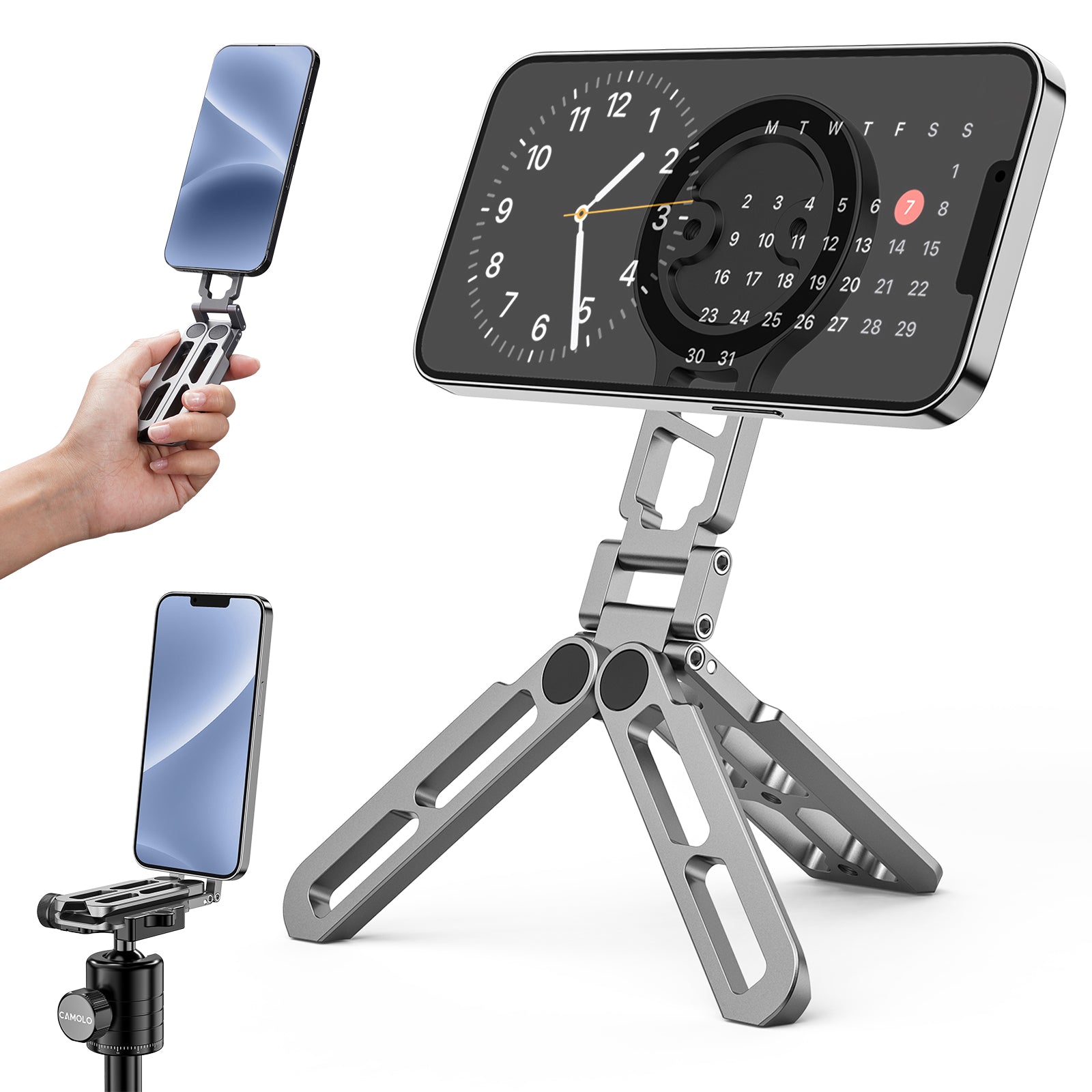 CAMOLO MG05 Tripod Mount Handle Smartphone Desk Stand