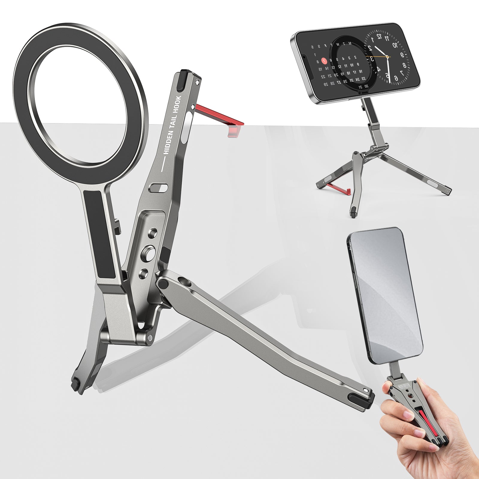 CAMOLO MG-05G Magsafe Phone Holder Foldable Magnetic Pocket Tripod