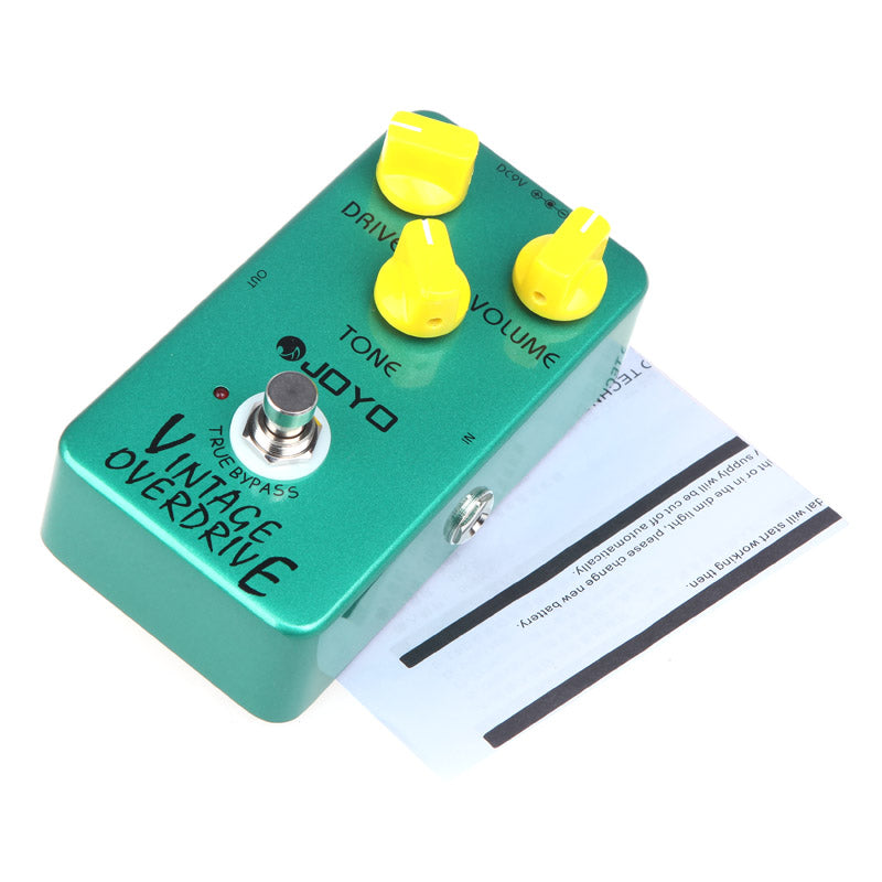 JOYO Vintage Overdrive Electric Guitar Effect Pedal True Bypass Classic Tube 9v - LEKATO-Best Music Gears And Pro Audio