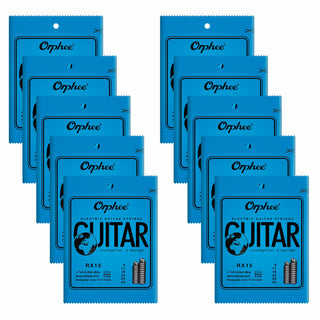 Orphee RX15 Guitar Strings Electric Guitar Strings 6 String Set Thin 09-42 10 Pack