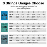 Orphee RX19 Guitar Strings 6 String Set Thin 11-50 10 Pack