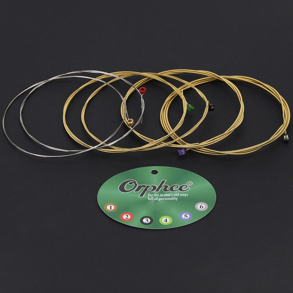 Orphee TX640 Guitar Strings 6 Strings Set Acoustic Guitar Strings Light 12-53 10 Pack