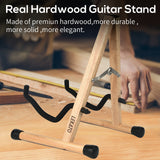 LEKATO LGS-10 Wood Guitar Stand A-Frame Folding