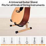 LEKATO LGS-10 Wood Guitar Stand A-Frame Folding