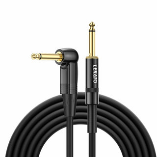 LEKATO Audio Cable 10/20ft for Electric Guitar Bass w/ Dual Mute Plug Ends