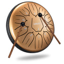 LEKATO Steel Tongue Drum 6 Inch 11 Notes D Major Musical Education Meditation Yoga