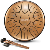 LEKATO 6" Zungentrommel 11 Noten D Tune Percussion Zen Meditation Yoga Weihnachtsgeschenk 