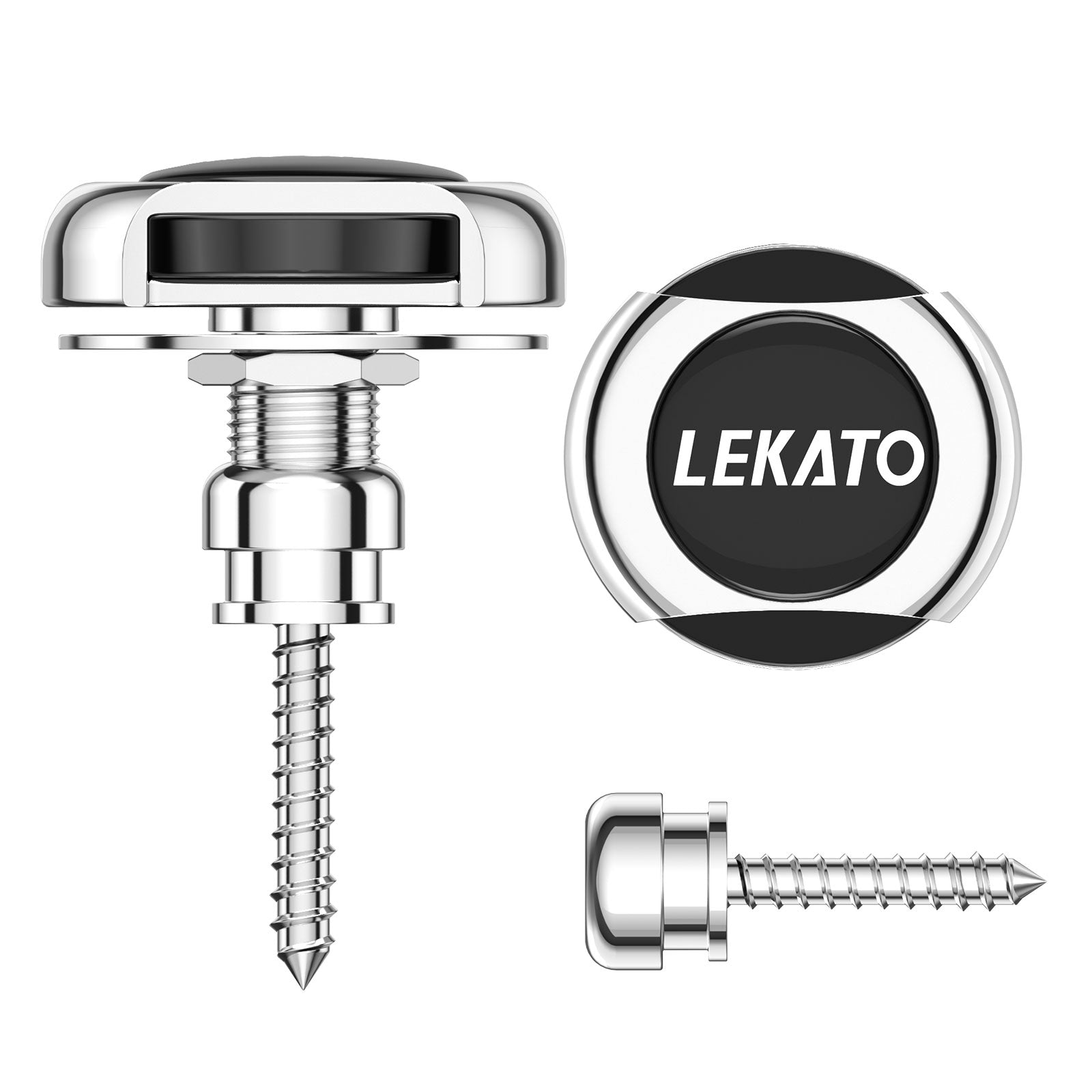 LEKATO Guitar Bass Strap Locks Super Button for Ukulele Electric Acoustic Guitar - LEKATO-Best Music Gears And Pro Audio