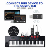 LEKATO Bluetooth Wireless MIDI Adapter