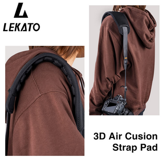 LEKATO Shoulder Strap Pad for Bass Guitar Strap 2.7