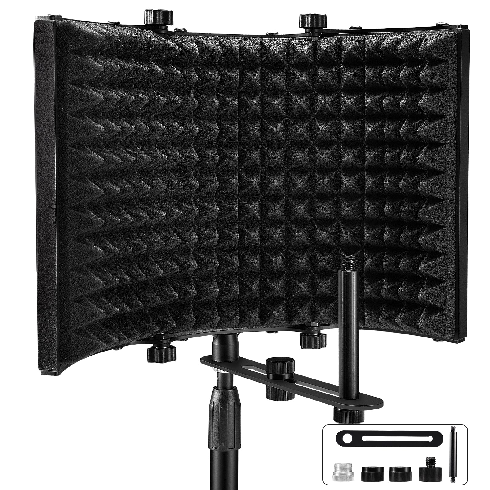 Microphone Isolation Shield Mic Acoustic Sound Absorbing Foam