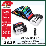 POGOLAB BL49 Electric Foldable Portable 49 Key Keyboard Piano