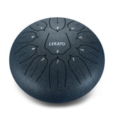 LEKATO 10" Steel Tongue Drum 11 Notes D Major Beginner Meditation Yoga