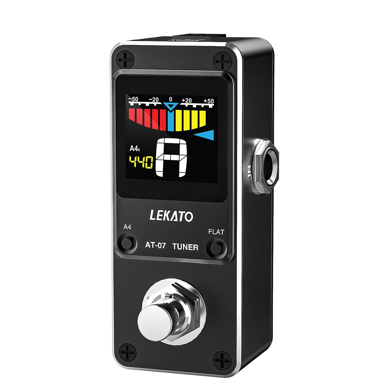 AT 07 Chromatic Tuner Tuning Pedal True Bypass