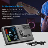 POGOLAB 5 in 1 Digital Metronome Tuner Temperature Humidity w/ Clip Pickup Guitar Bass